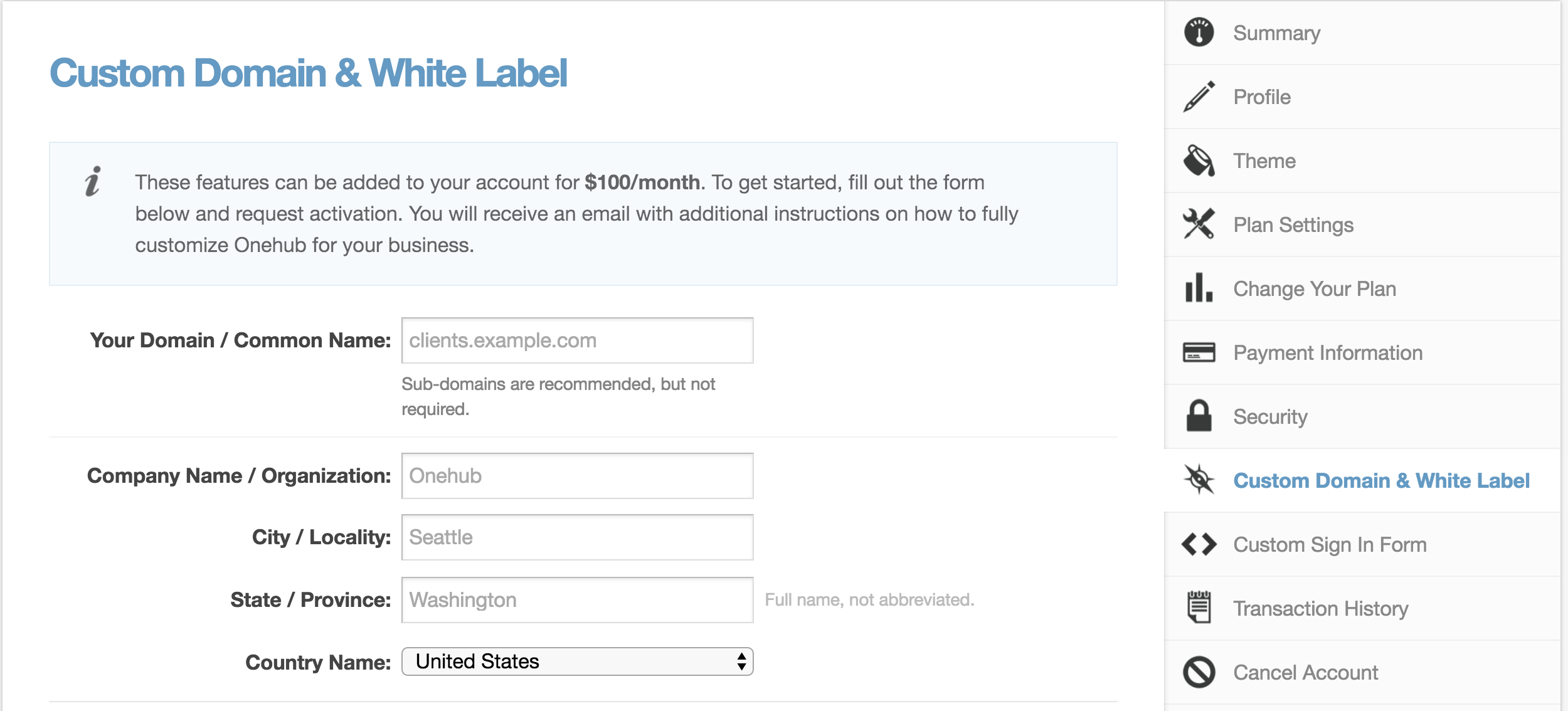 How to easily run Onehub on your own domain